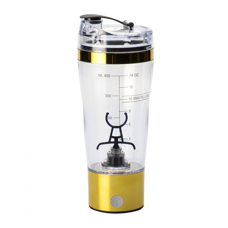 Golden Color Portable Protein Electric Shaker Bottle Mixer 500ml/700ml